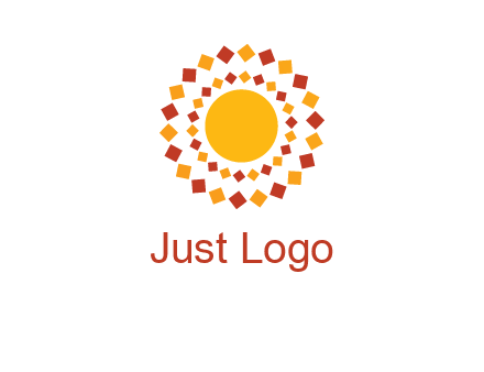 squares around the sun logo