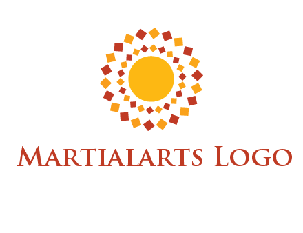 squares around the sun logo