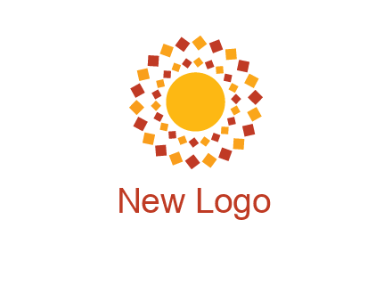 squares around the sun logo