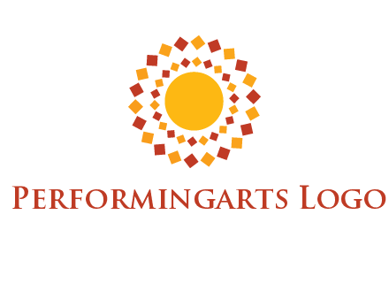 squares around the sun logo