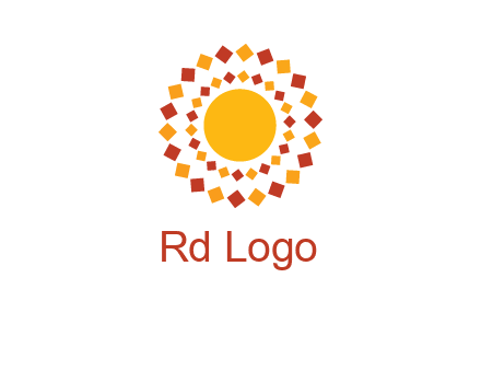 squares around the sun logo