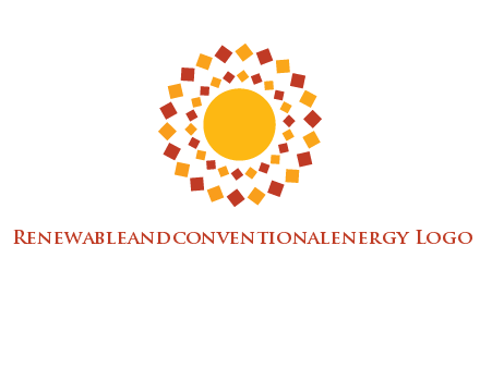 squares around the sun logo