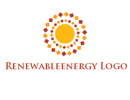 squares around the sun logo