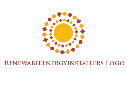 squares around the sun logo