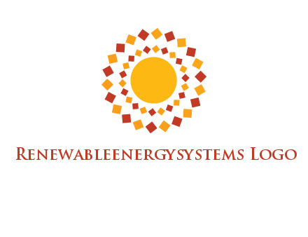 squares around the sun logo