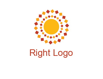 squares around the sun logo
