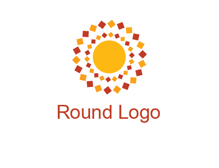 squares around the sun logo