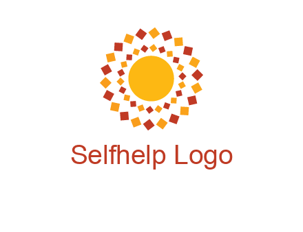 squares around the sun logo