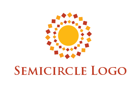 squares around the sun logo