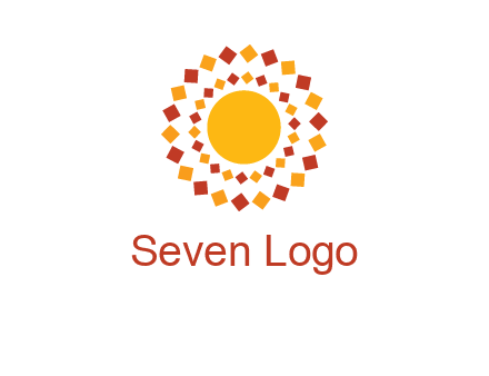 squares around the sun logo