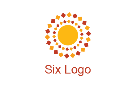 squares around the sun logo
