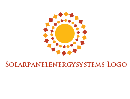 squares around the sun logo