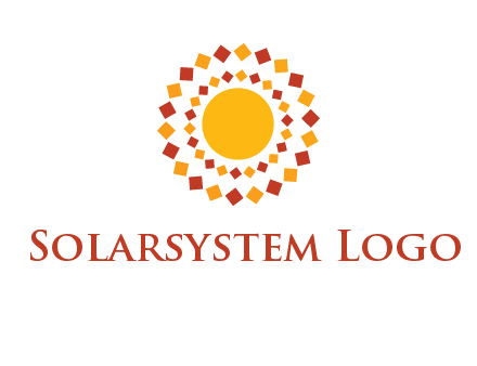 squares around the sun logo