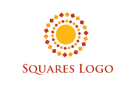 squares around the sun logo