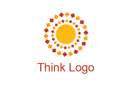 squares around the sun logo