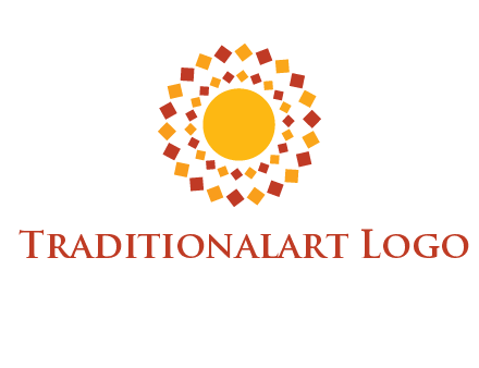 squares around the sun logo