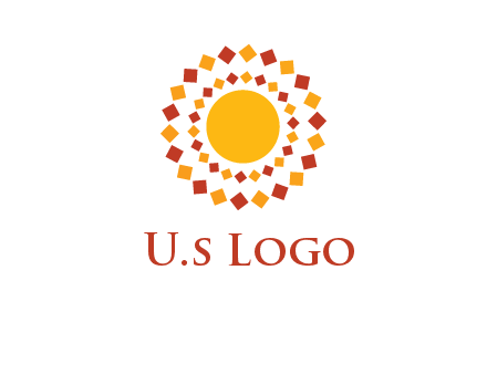 squares around the sun logo