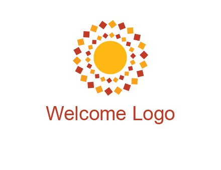 squares around the sun logo