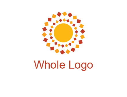 squares around the sun logo