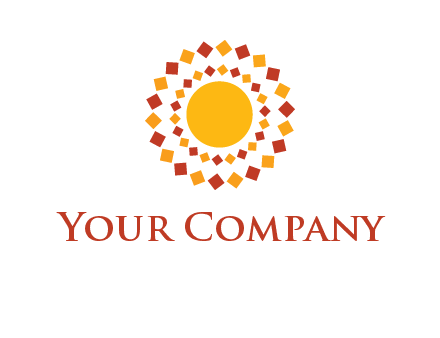 squares around the sun logo