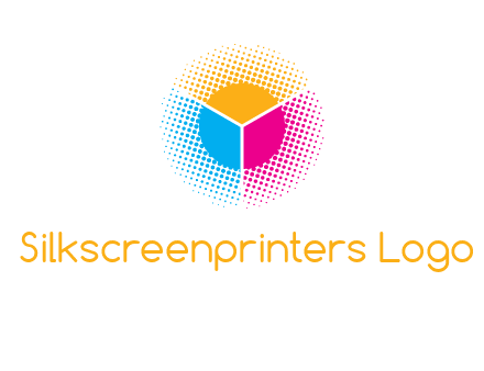 halftone with circle logo