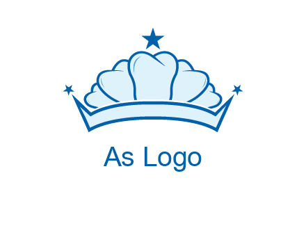 teethes forming crown with star logo
