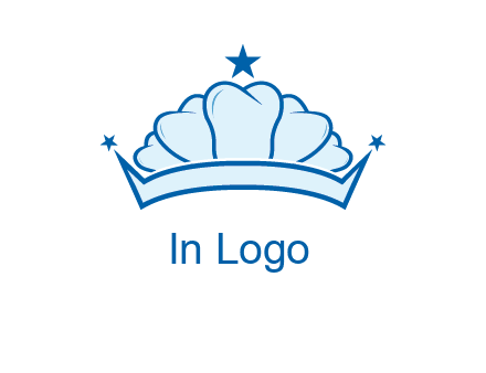 teethes forming crown with star logo