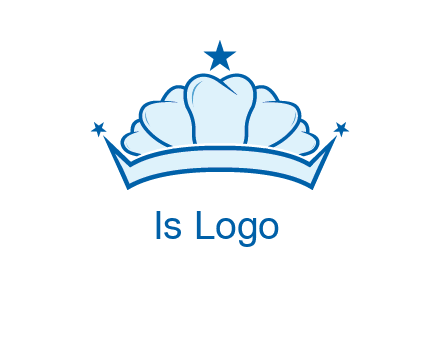 teethes forming crown with star logo