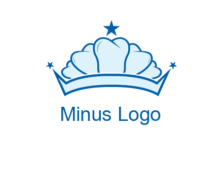 teethes forming crown with star logo