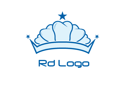 teethes forming crown with star logo