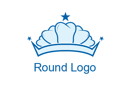 teethes forming crown with star logo