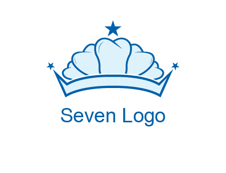 teethes forming crown with star logo