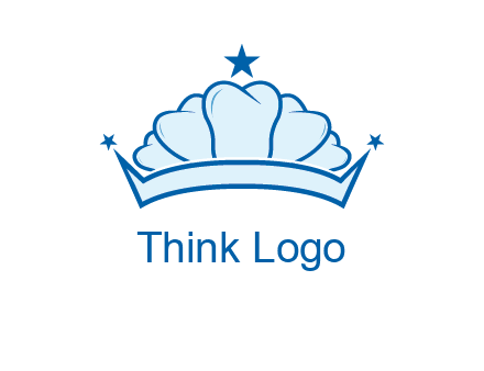 teethes forming crown with star logo