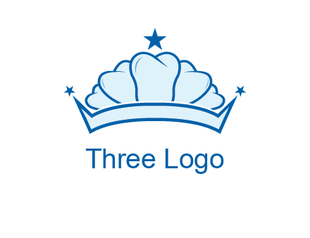 teethes forming crown with star logo