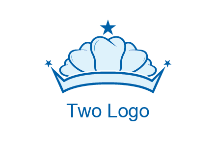 teethes forming crown with star logo