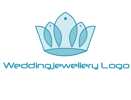 crown with abstract fish logo