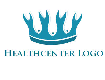 abstract fish combined with crown graphic