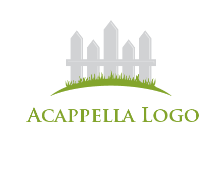 fences on grass logo