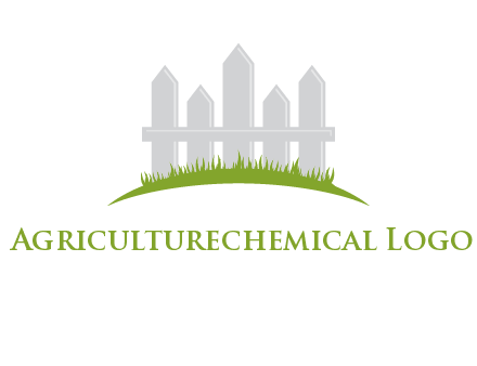 fences on grass logo