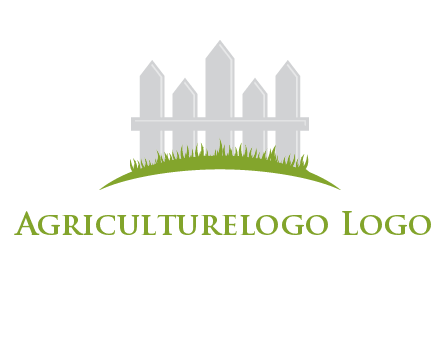 fences on grass logo