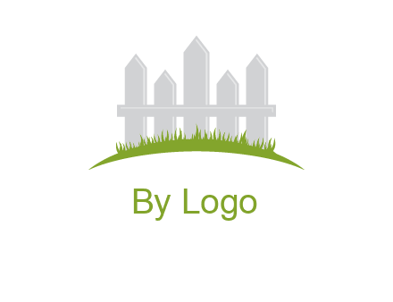 fences on grass logo