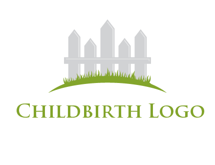 fences on grass logo
