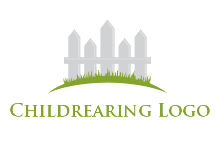 fences on grass logo