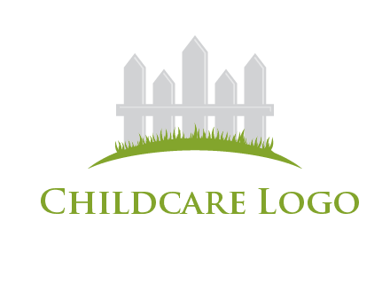fences on grass logo