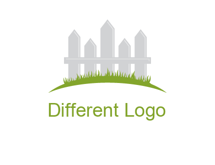 fences on grass logo