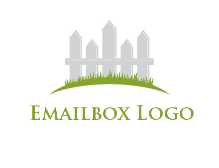 fences on grass logo