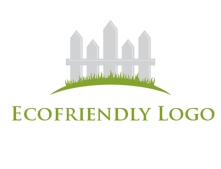 fences on grass logo