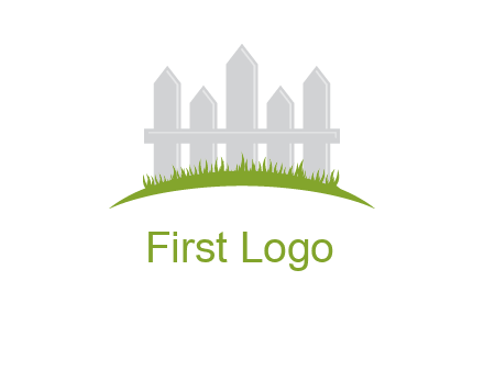 fences on grass logo