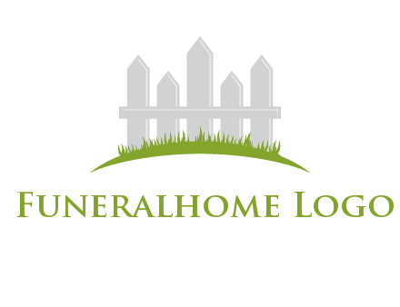 fences on grass logo