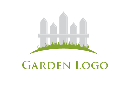 fences on grass logo